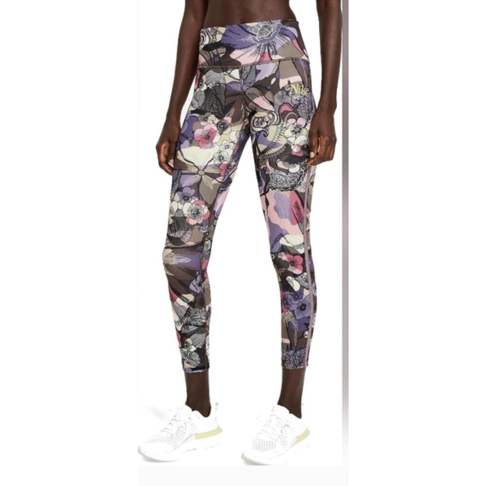 Nike HighStretch Epic Fast Running bold indie fun Floral mushroom glitter whimsy